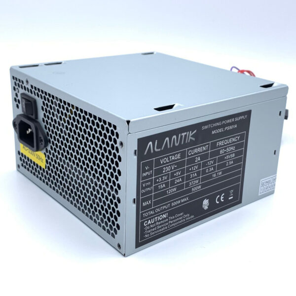 Alimentatore ATX 500W Alantik/Topcore Bulk