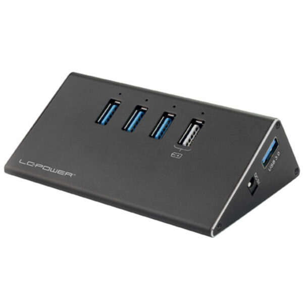 LC-Power Docking Station HUB USB 3.0 LC-HUB-ALU-2B-4