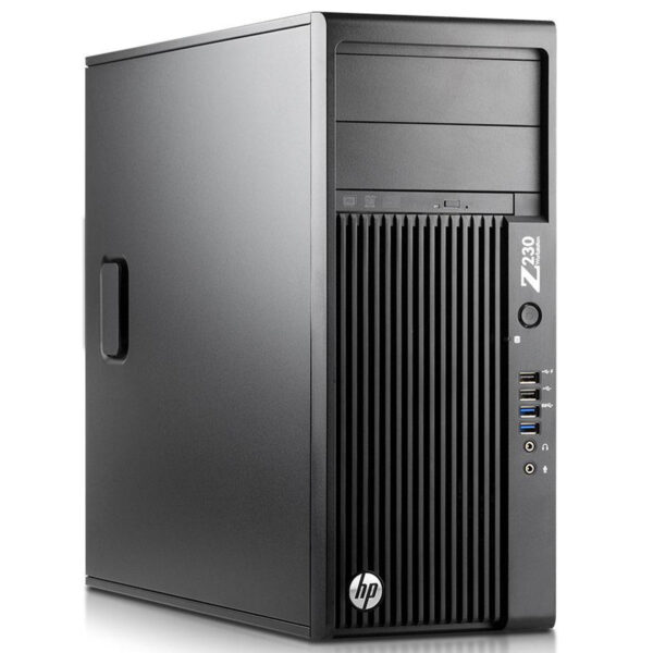 HP Workstation Z230 Tower Computer Intel i7-4770 Ram 32GB SSD 240GB + HDD 1TB (Ricondizionato Grado B)