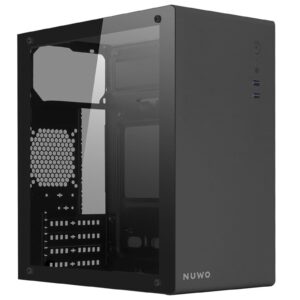 Nuwo Eguera A111 Case Micro ATX Nero con Pannello in Vetro