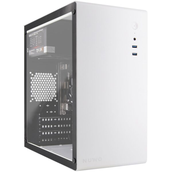 PC Computer Assemblato PRO CPU Intel i3-14100 Ram 32GB SSD 1TB WiFi BT Bianco Freedos