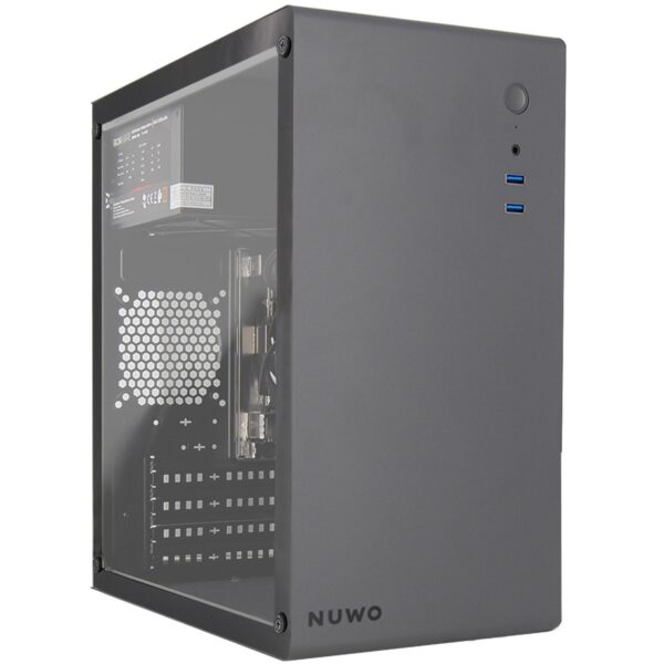 PC Computer Assemblato PRO CPU Intel i3-14100 Ram 32GB SSD 500GB WiFi BT Grigio Freedos