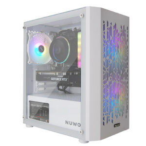 PC Computer Gaming Assemblato Intel i5-9400 Ram 16GB SSD 1TB RTX 3050 6GB GDDR6 Bianco