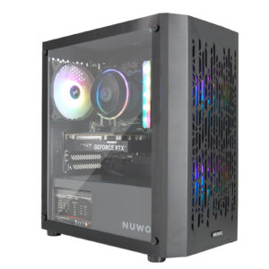 PC Computer Gaming Assemblato Intel i7-12700F Ram 32GB SSD 1TB RTX 5060 8GB GDDR7 Nero